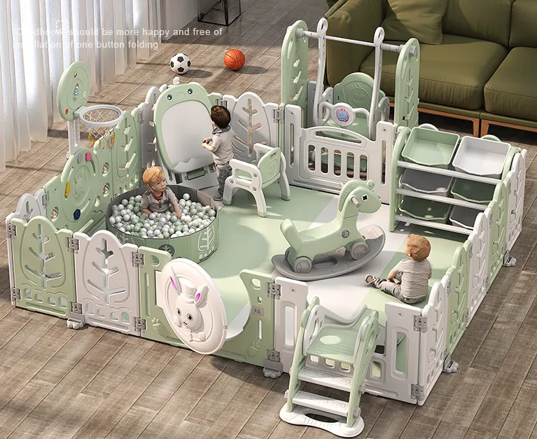 All-in-One Foldable Baby Play Center – Safe, Adjustable, and Endless Fun